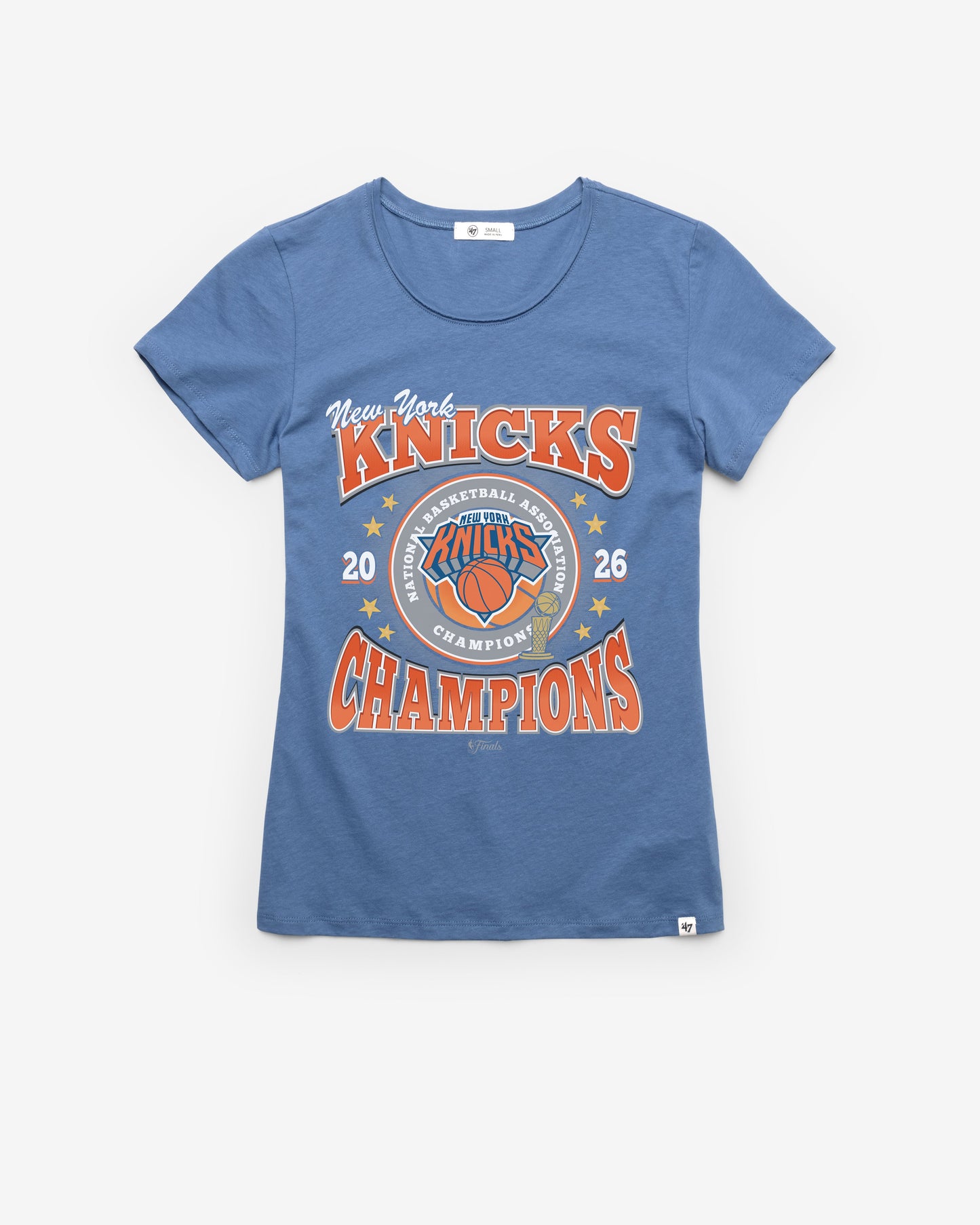 NEW YORK KNICKS 2026 NBA CHAMPIONS '47 WOMEN'S FRANKIE TEE