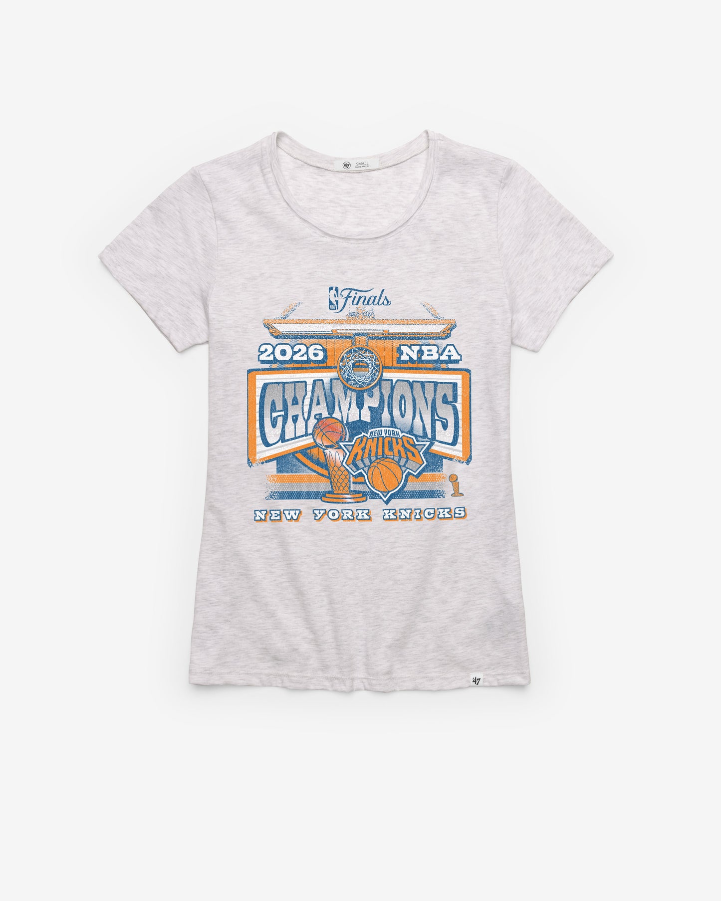NEW YORK KNICKS 2026 NBA CHAMPIONS '47 WOMEN'S FRANKIE TEE