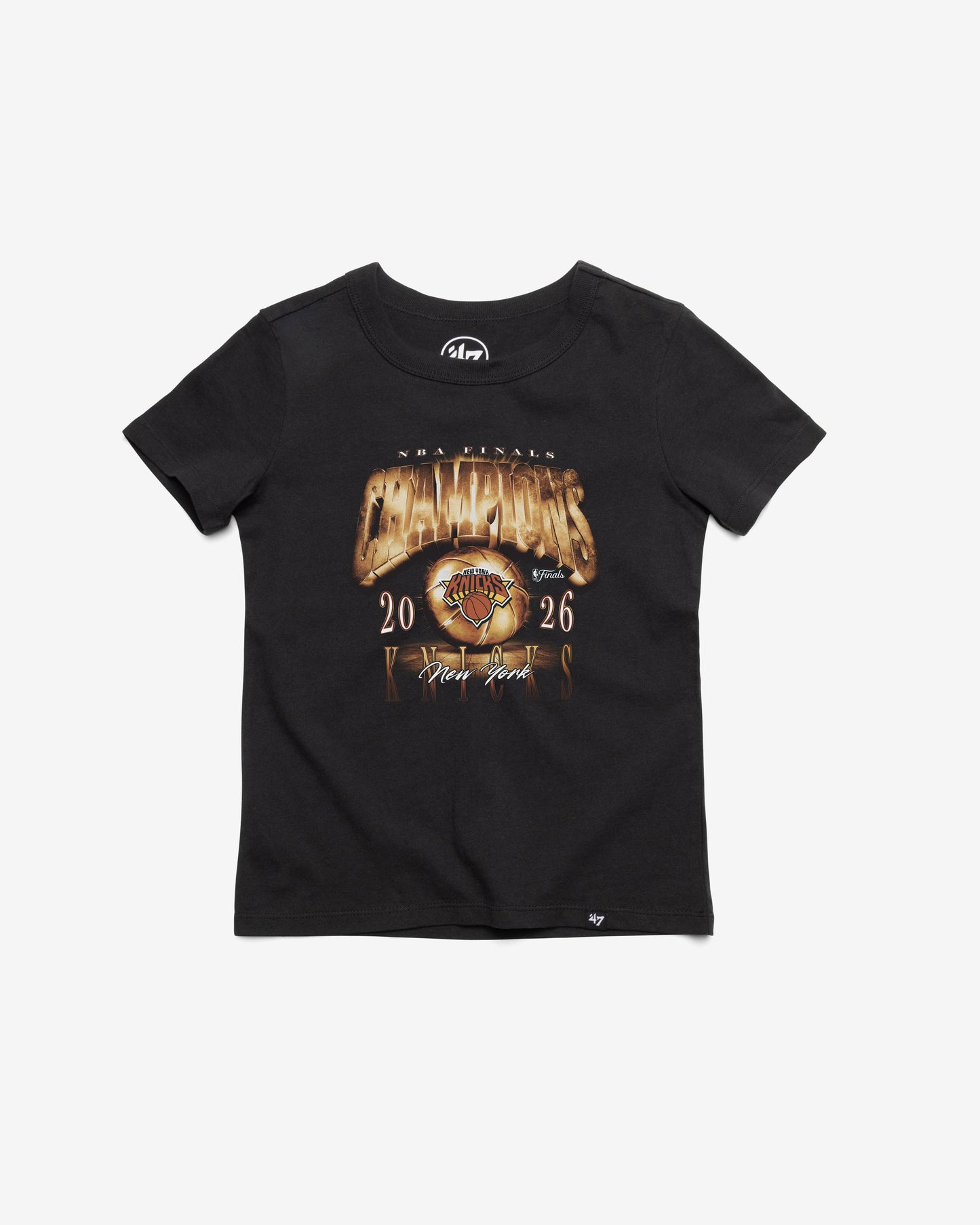 NEW YORK KNICKS 2026 NBA CHAMPIONS IMPRINT KID'S '47 FRANKLIN TEE