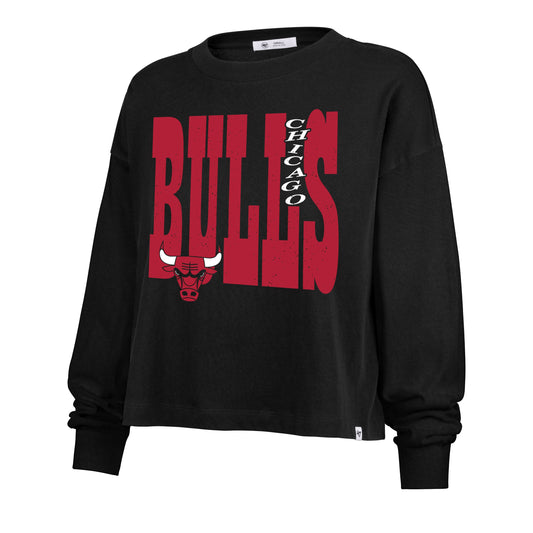 CHICAGO BULLS BOLD STACK '47 SYDNEY LONG SLEEVE TEE WOMENS