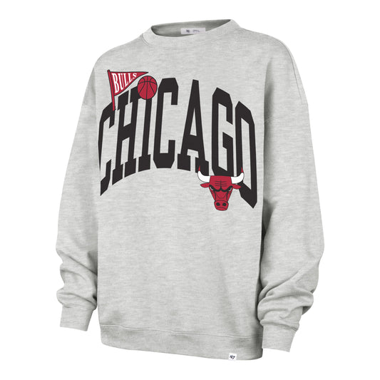 CHICAGO BULLS ARCHED ICON '47 OVERSIZED CREW WOMENS