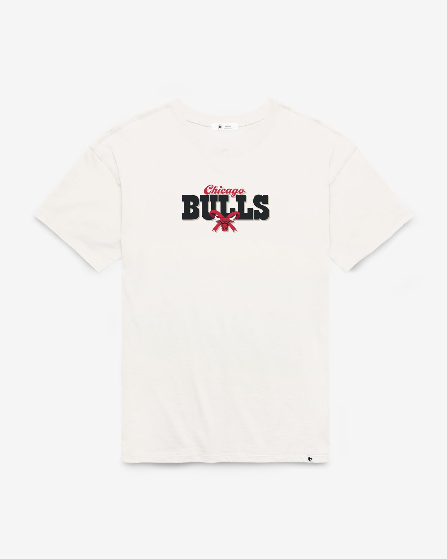 CHICAGO BULLS BOW AND BANNER BACKER '47 SADIE TEE WOMENS