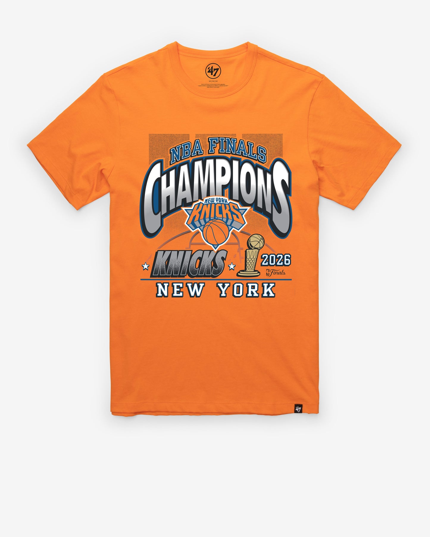 NEW YORK KNICKS 2026 NBA CHAMPIONS '47 FRANKLIN TEE