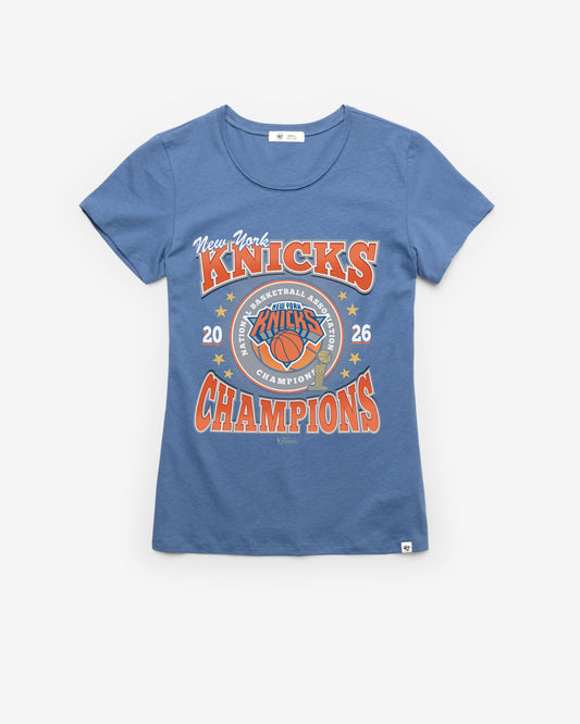 NEW YORK KNICKS 2026 NBA CHAMPIONS '47 WOMEN'S FRANKIE TEE