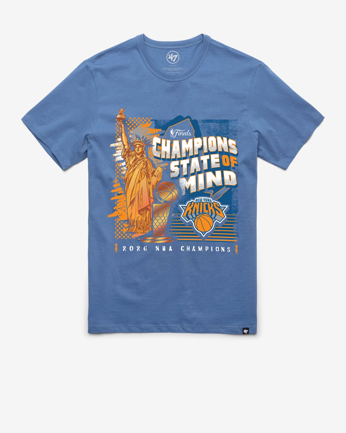 NEW YORK KNICKS 2026 NBA CHAMPIONS '47 FRANKLIN TEE