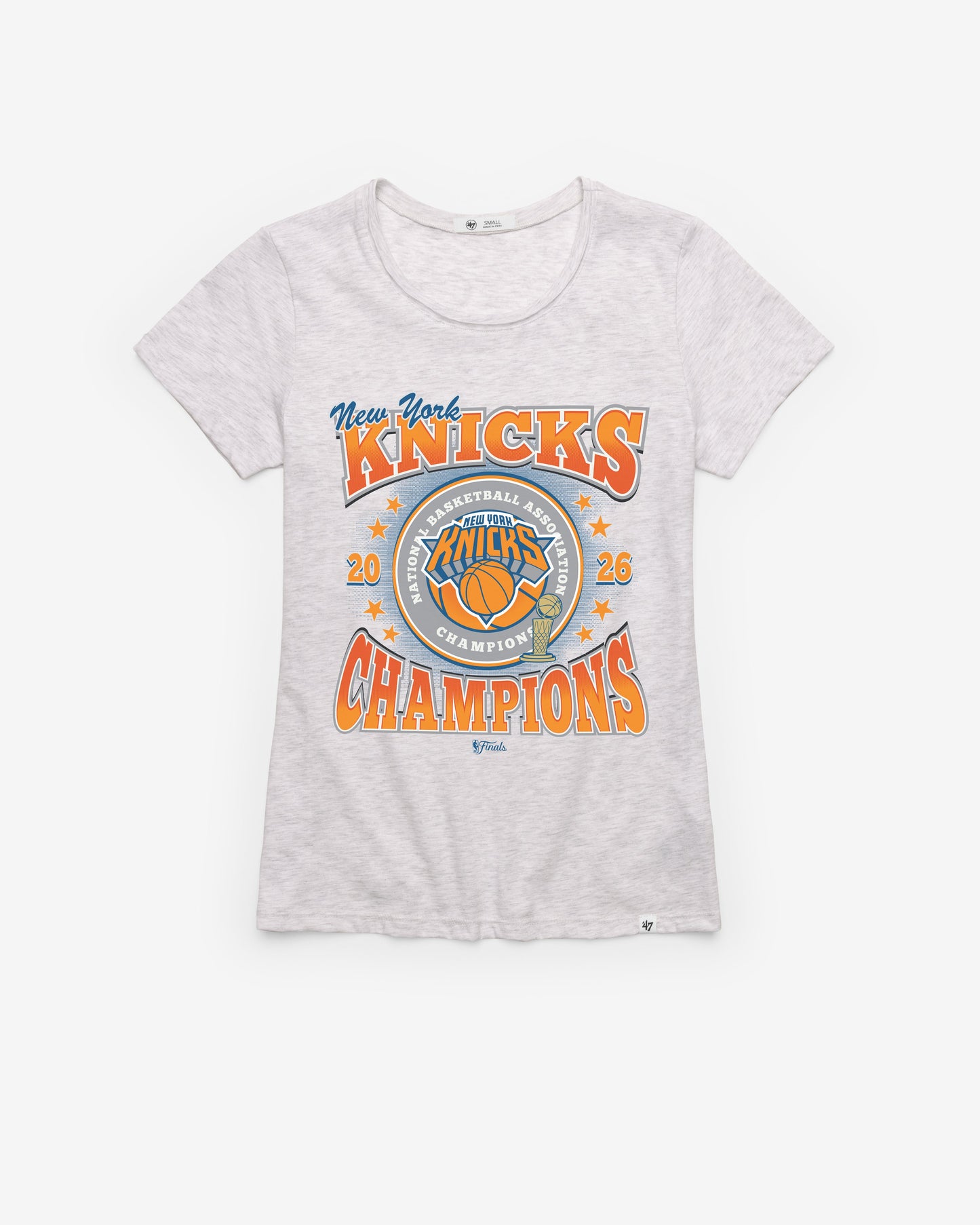 NEW YORK KNICKS 2026 NBA CHAMPIONS '47 WOMEN'S FRANKIE TEE