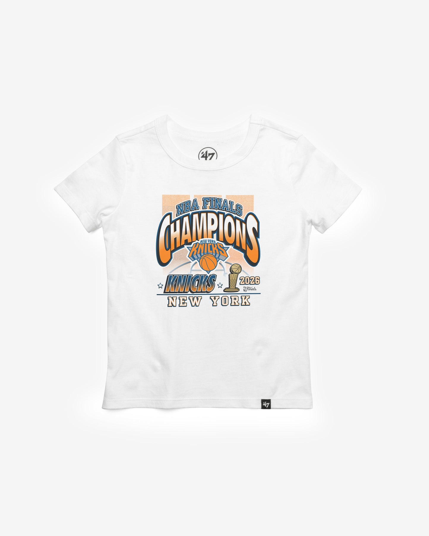 NEW YORK KNICKS 2026 NBA CHAMPIONS IMPRINT KID'S '47 FRANKLIN TEE
