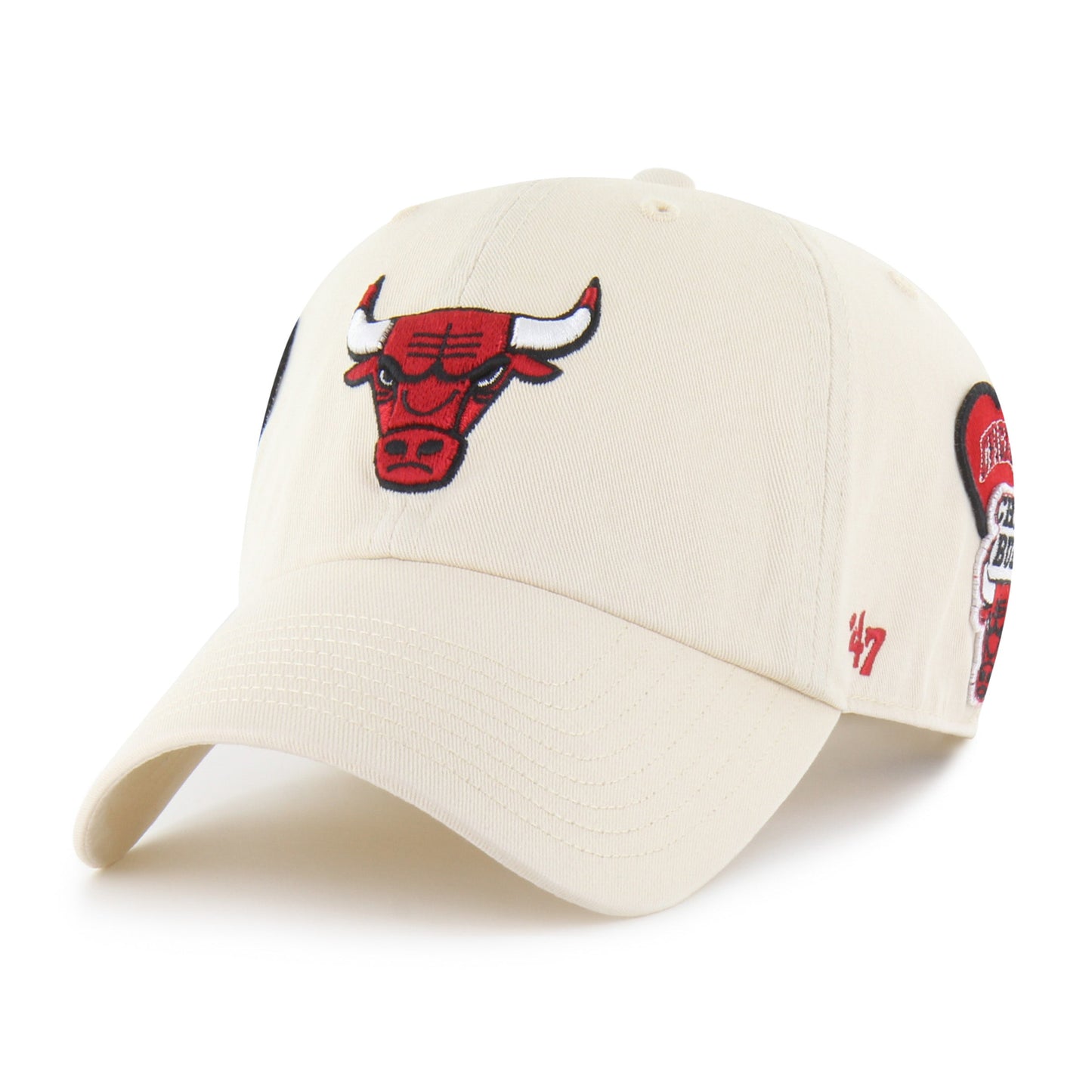CHICAGO BULLS BADGES '47 CLEAN UP
