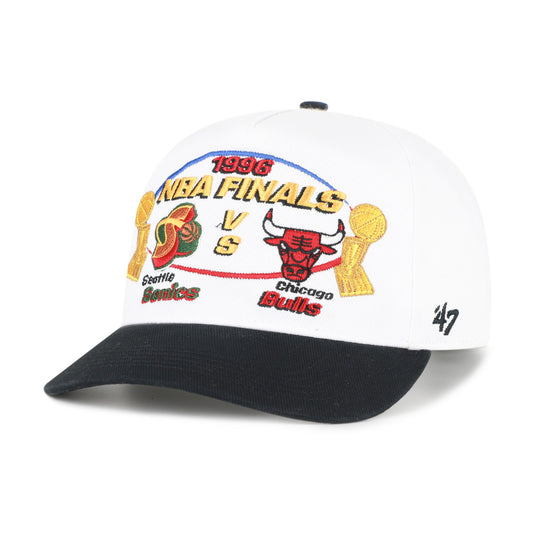 SEATTLE SONICS VS. CHICAGO BULLS NBA FINALS DUELING '47 HITCH