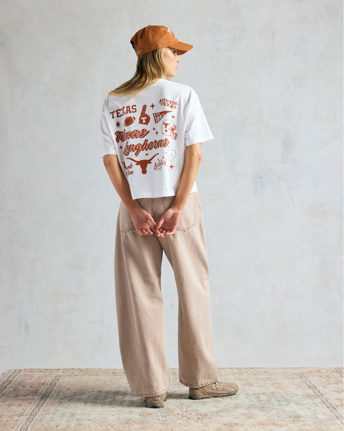 CHICAGO BULLS COLLAGE SCRIPT '47 REED CITY TEE WOMENS