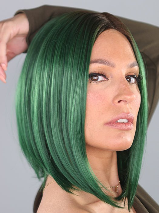 Green IRL | Synthetic Lace Front Wig (Mono Part)