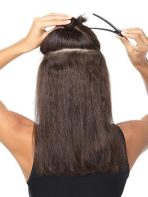 18" Wavy HF Synthetic Hair Extensions Kit (8 Piece) - Image 4