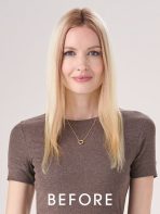 Barely There Straight 16" | Synthetic Hair Topper (Hand Tied) - Image 2