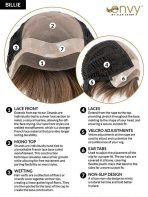Billie | Human Hair/Synthetic Hair Blend (Mono Top) - Image 6