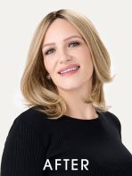 Barely There Straight 12" | Synthetic Hair Topper (Hand Tied) - Image 6