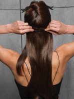 22" Fineline Straight HF Synthetic Extensions Kit (4 Piece) | Clip In - Image 3