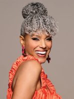 Bombshell Bun & Bangs | Synthetic Hairpiece - Image 2