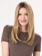 Barely There Straight 16" | Synthetic Hair Topper (Hand Tied)
