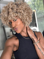 Aniyah | Synthetic Lace Front Wig (Mono Part) - Image 2