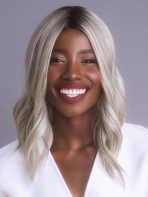 High Heat Mid Wavy Topper | Synthetic Hair Topper (Lace Part) - Image 4